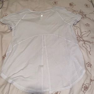 Lululemon white workout top